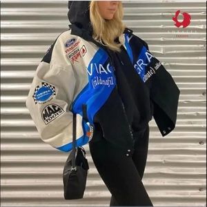 y2k Streetwear Vintage Racing Jacket | Retro Nascar Bomber Jacket